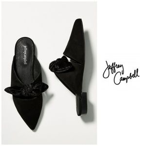 Jeffrey Campbell Charlin Black Mules